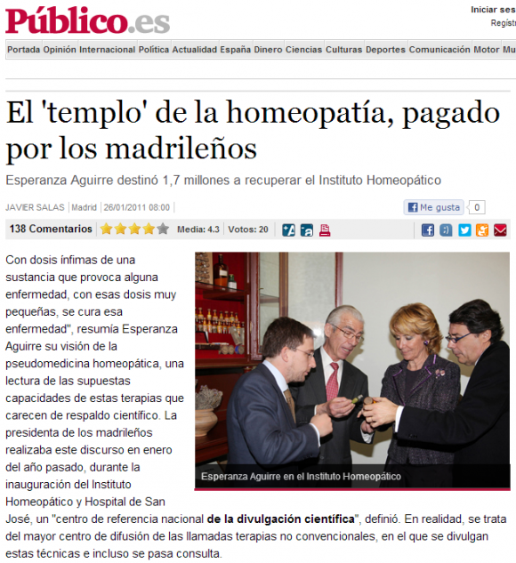El extraño caso del Hospital Homeopático de Madrid